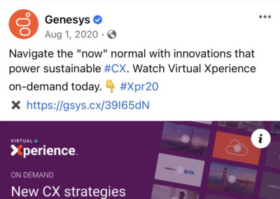 Genesys Social Media Post 1